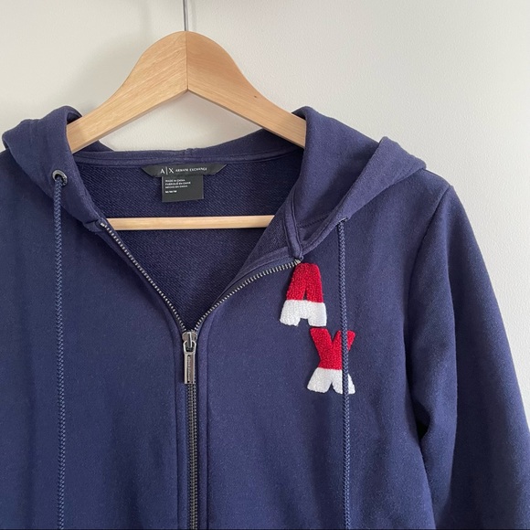 Armani Exchange Zip-Up Hoodie - Picture 2 of 4